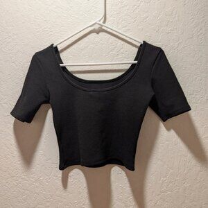 About a Girl Black Crop top size small